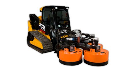 Skid loader floor polisher 